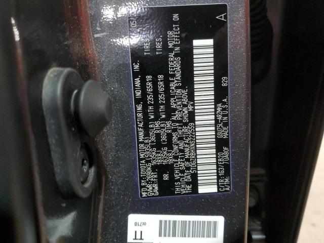 5TDGZRBHXNS222559 - 2022 TOYOTA HIGHLANDER XLE 灰色 照片 14