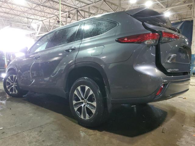 5TDGZRBHXNS222559 - 2022 TOYOTA HIGHLANDER XLE 灰色 照片 2