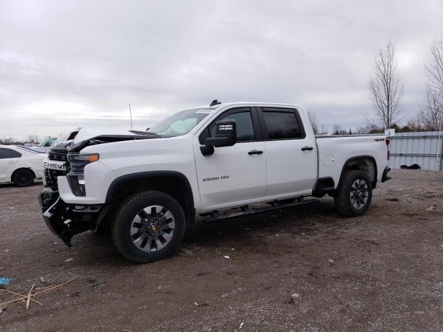 1GC4YME77MF316411 - 2021 CHEVROLET SILVERADO K2500 CUSTOM WHITE photo 1