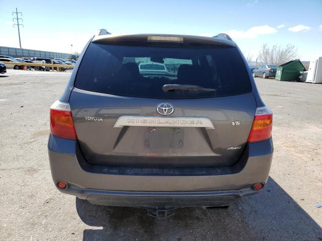 JTEES41A782057676 - 2008 TOYOTA HIGHLANDER CHARCOAL photo 6