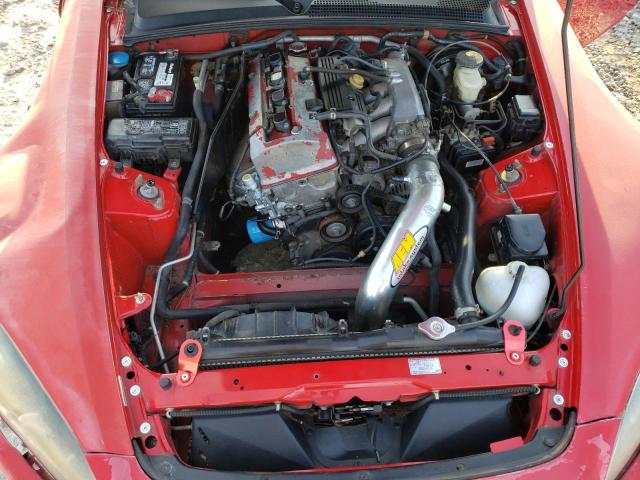 JHMAP114XYT008851 - 2000 HONDA S2000 RED photo 11