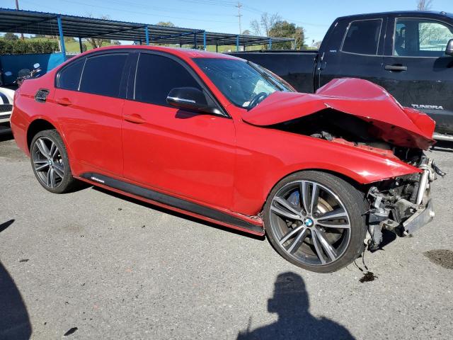 WBA3A9C53FKW74370 - 2015 BMW 335 I RED photo 4