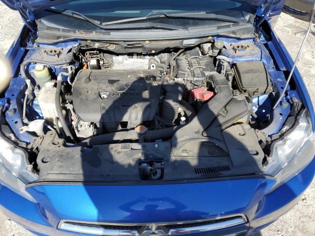 JA32V2FW7CU016368 - 2012 MITSUBISHI LANCER SE BLUE photo 11