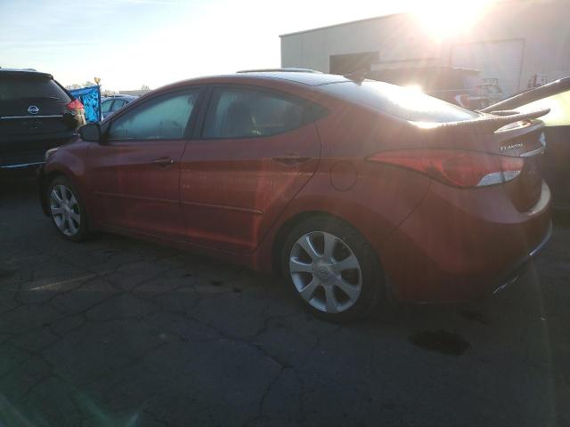 KMHDH4AE1DU737701 - 2013 HYUNDAI ELANTRA GLS RED photo 2