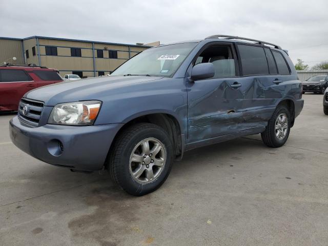 JTEEP21A970228783 - 2007 TOYOTA HIGHLANDER SPORT TEAL photo 1