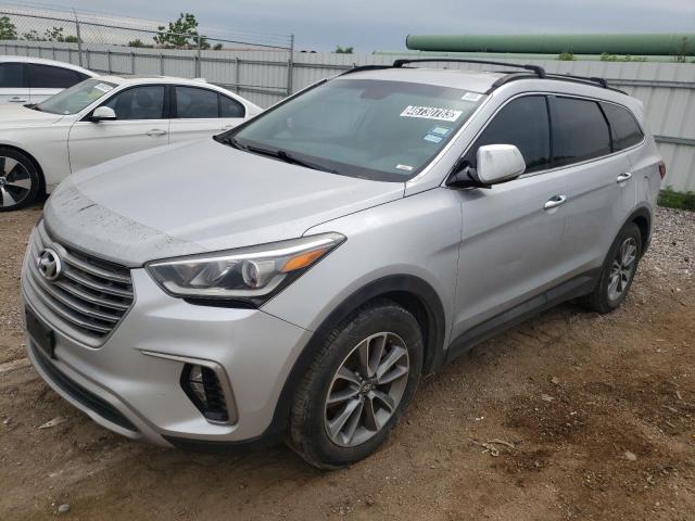 KM8SN4HF2HU206768 - 2017 HYUNDAI SANTA FE SE SILVER photo 1