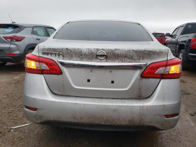 3N1AB7AP2FY348080 - 2015 NISSAN SENTRA S SILVER photo 6