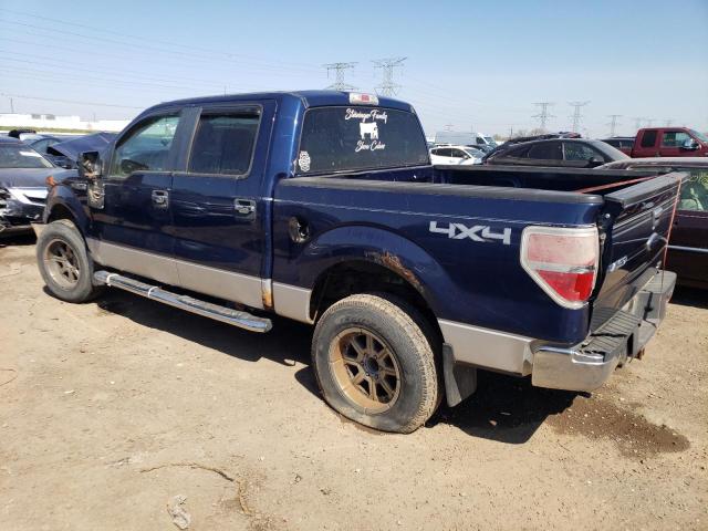 1FTFW1EV5AFB48341 - 2010 FORD F150 SUPERCREW BLUE photo 2