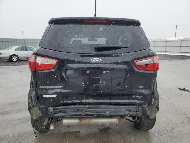 MAJ6P1UL1JC218292 - 2018 FORD ECOSPORT SE BLACK photo 6