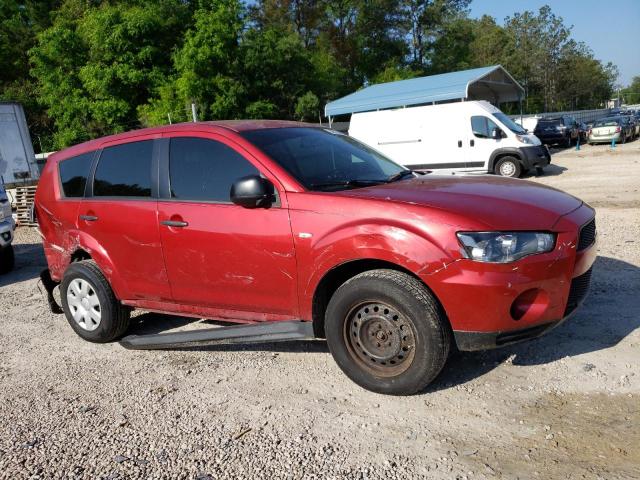 JA4AS2AW7AZ018807 - 2010 MITSUBISHI OUTLANDER ES RED photo 4