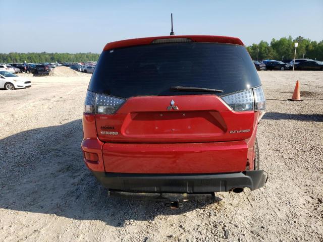 JA4AS2AW7AZ018807 - 2010 MITSUBISHI OUTLANDER ES RED photo 6