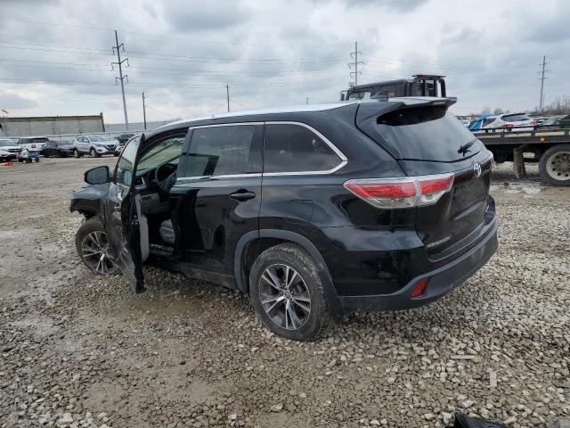 5TDJKRFH6GS353821 - 2016 TOYOTA HIGHLANDER XLE 黑色 照片 2