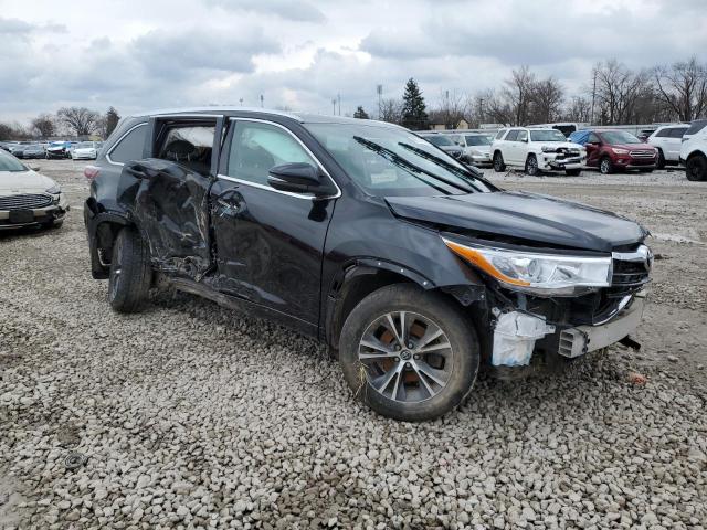 5TDJKRFH6GS353821 - 2016 TOYOTA HIGHLANDER XLE 黑色 照片 4