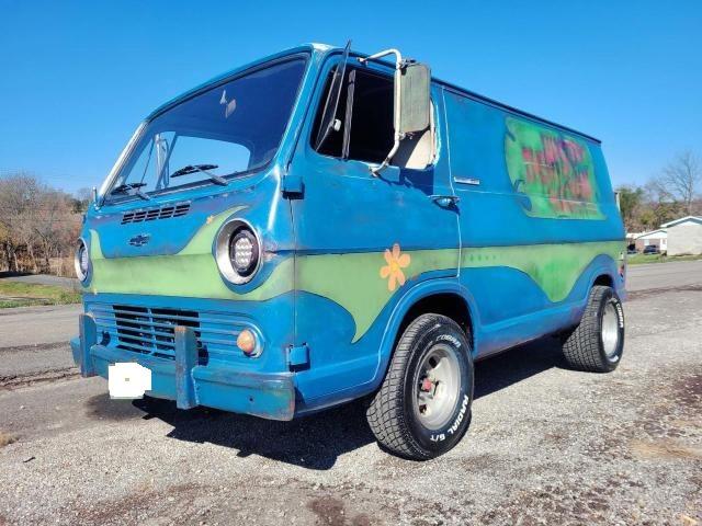 G1255P122439 - 1965 CHEVROLET G10 VAN BLUE photo 2