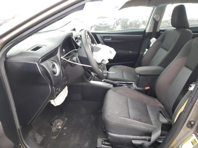 2T1BURHE6KC231141 - 2019 TOYOTA COROLLA L GRAY photo 7