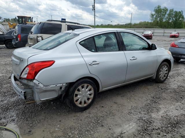 3N1CN7AP7CL854822 - 2012 NISSAN VERSA S SILVER photo 3