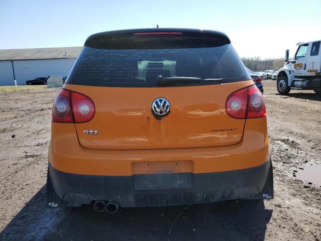 WVWFV71K87W155424 - 2007 VOLKSWAGEN NEW GTI FAHRENHEIT ORANGE photo 6