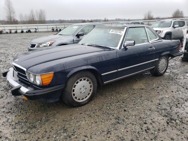 WDBBA48D3JA078934 - 1988 MERCEDES-BENZ 560 SL BLUE photo 1