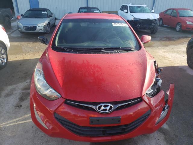 KMHDH6AEXDU000718 - 2013 HYUNDAI ELANTRA CO GS RED photo 5