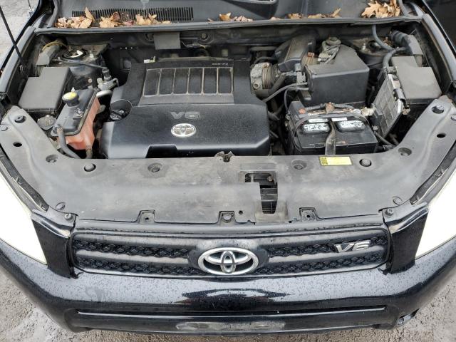JTMBK33V676011569 - 2007 TOYOTA RAV4 BLACK photo 12