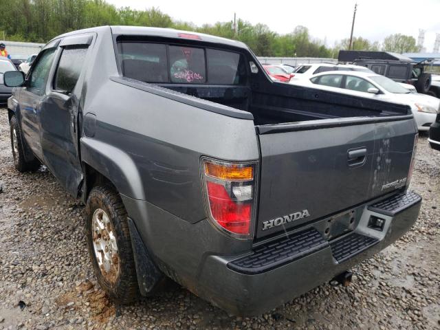 2HJYK16588H525834 - 2008 HONDA RIDGELINE RTL GRAY photo 2