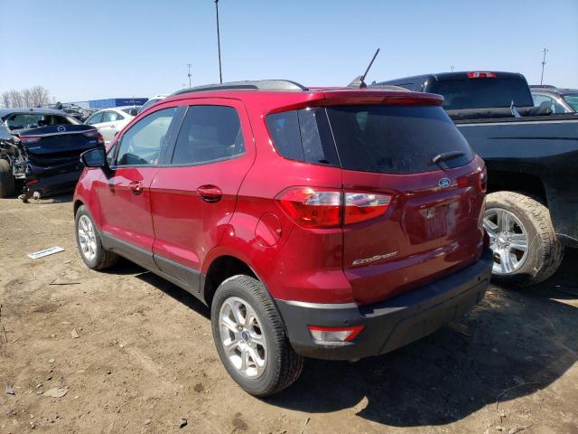 MAJ6S3GL4LC324003 - 2020 FORD ECOSPORT SE 红色 照片 2