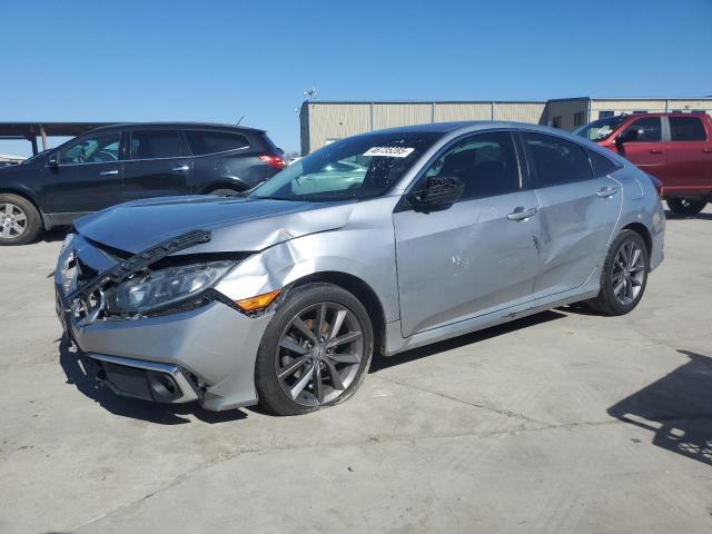 19XFC1F76KE201682 - 2019 HONDA CIVIC EXL SILVER photo 1