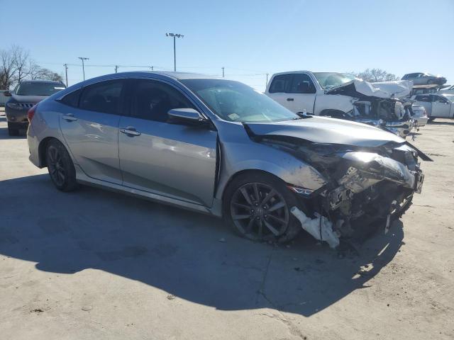 19XFC1F76KE201682 - 2019 HONDA CIVIC EXL SILVER photo 4