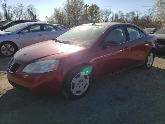 1G2ZF57B484252739 - 2008 PONTIAC G6 VALUE LEADER BURGUNDY photo 1