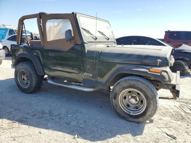 1J4FY19P3SP275035 - 1995 JEEP WRANGLER S GREEN photo 4