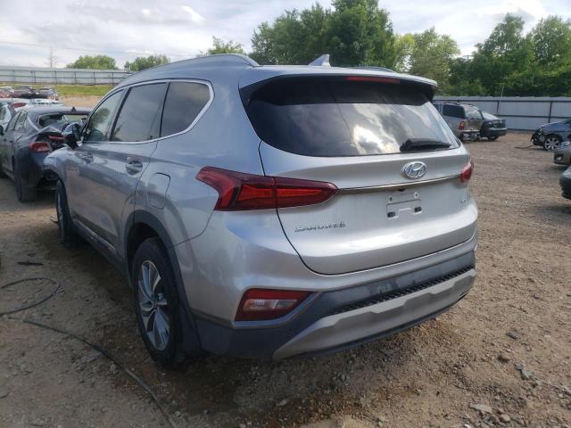 5NMS5CAD9LH187305 - 2020 HYUNDAI SANTA FE LIMITED SILVER photo 3