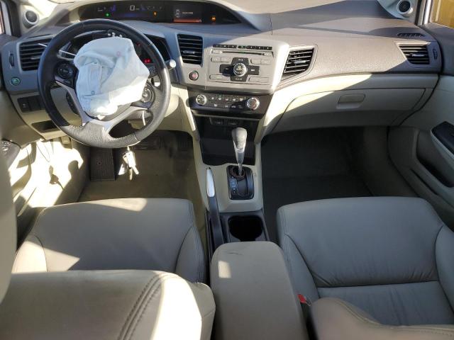2HGFB2F90CH307918 - 2012 HONDA CIVIC EXL თეთრი ფოტო 8