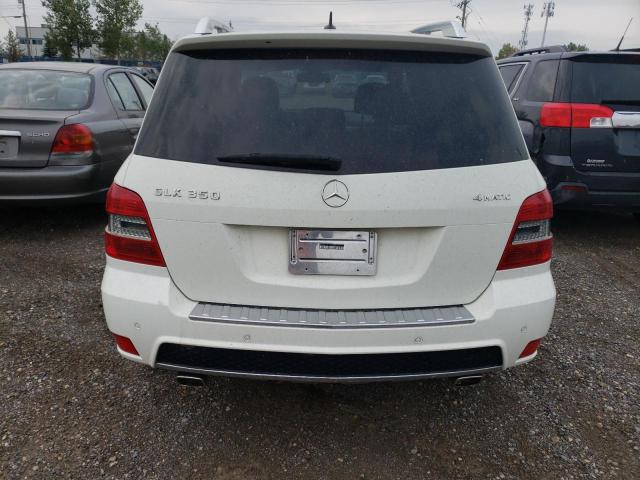 WDCGG8HB7BF569579 - 2011 MERCEDES-BENZ GLK 350 4MATIC WHITE photo 6