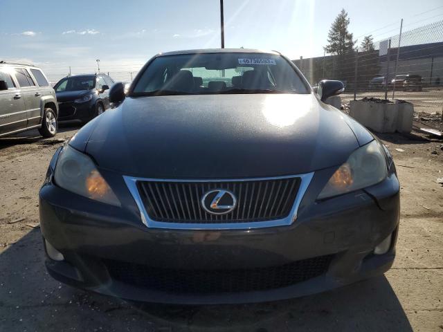 JTHBK262892086763 - 2009 LEXUS IS 250 GRAY photo 5