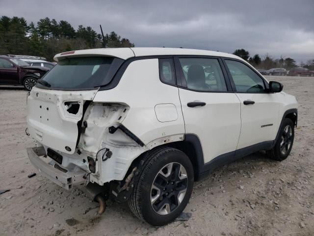 3C4NJCAB5JT263285 - 2018 JEEP COMPASS SPORT WHITE photo 3