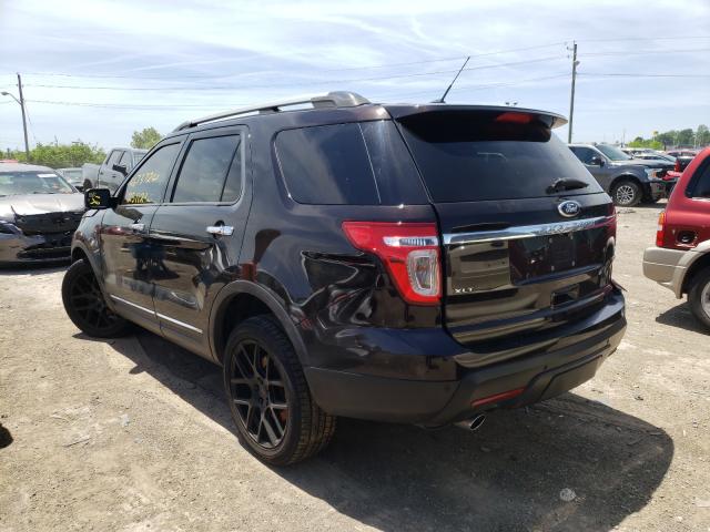 1FM5K8D83DGC58889 - 2013 FORD EXPLORER XLT BROWN photo 3