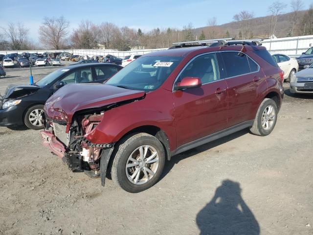 2GNALCEK6H1515339 - 2017 CHEVROLET EQUINOX LT BURGUNDY photo 1