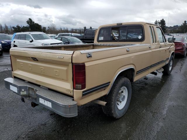 1FTHX2516FKA36901 - 1985 FORD F250 BEIGE photo 3