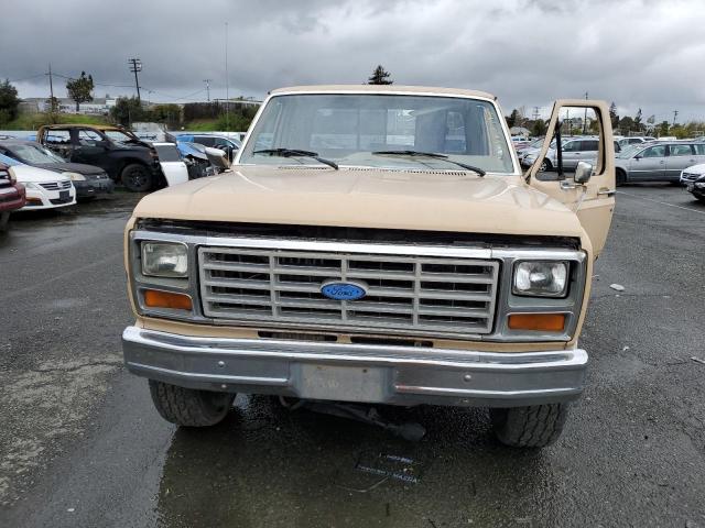 1FTHX2516FKA36901 - 1985 FORD F250 BEIGE photo 5