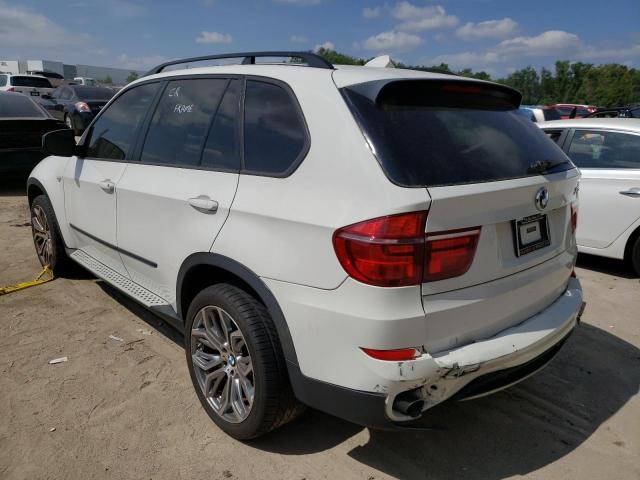 5UXZW0C54CL669287 - 2012 BMW X5 XDRIVE35D WHITE photo 2