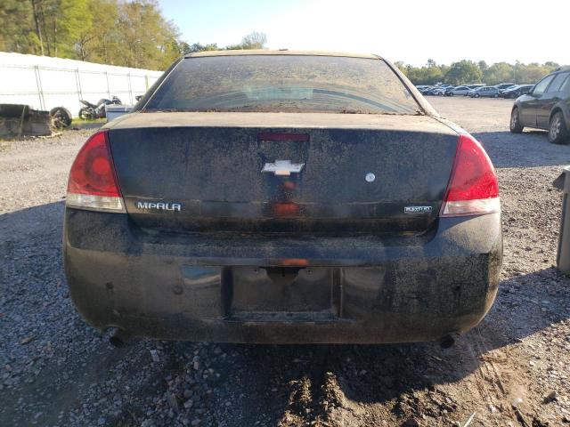 2G1WD5E31C1310142 - 2012 CHEVROLET IMPALA POLICE BLACK photo 6