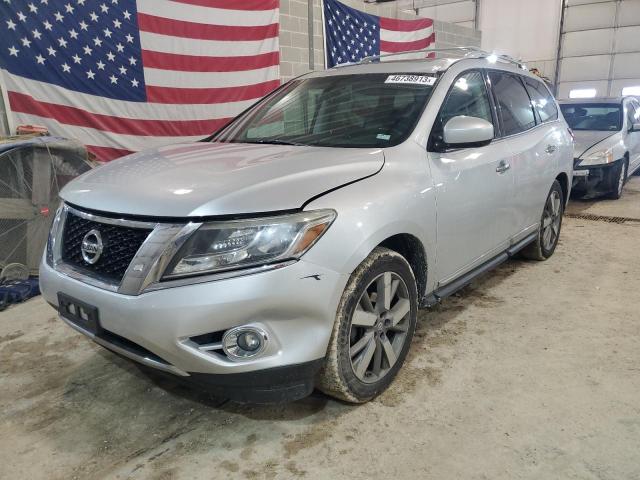 5N1AR2MM6DC633914 - 2013 NISSAN PATHFINDER S SILVER photo 1