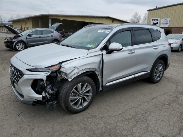 5NMS5CAD2KH113500 - 2019 HYUNDAI SANTA FE LIMITED SILVER photo 1