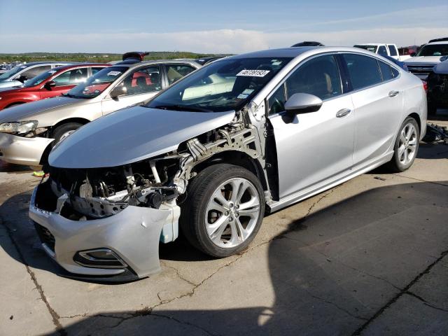 1G1BG5SMXG7246176 - 2016 CHEVROLET CRUZE PREMIER SILVER photo 1