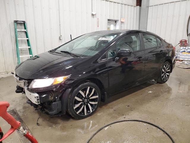 2HGFB2F93FH535478 - 2015 HONDA CIVIC EXL შავი ფოტო 1