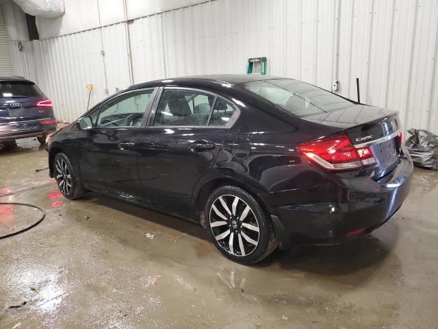 2HGFB2F93FH535478 - 2015 HONDA CIVIC EXL შავი ფოტო 2