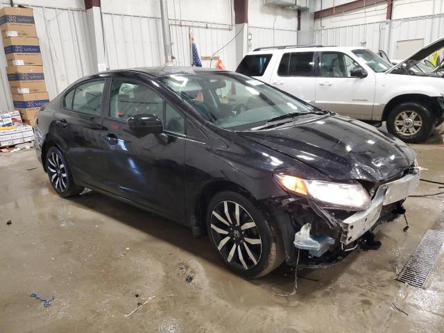 2HGFB2F93FH535478 - 2015 HONDA CIVIC EXL შავი ფოტო 4