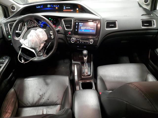 2HGFB2F93FH535478 - 2015 HONDA CIVIC EXL შავი ფოტო 8