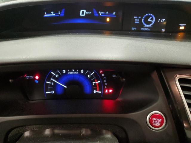 2HGFB2F93FH535478 - 2015 HONDA CIVIC EXL შავი ფოტო 9