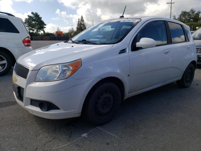 KL1TD66E19B382457 - 2009 CHEVROLET AVEO LS 白色 照片 1